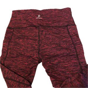 Codefit Women Yoga Workout Capri Leggings 2 Pockets Size Large